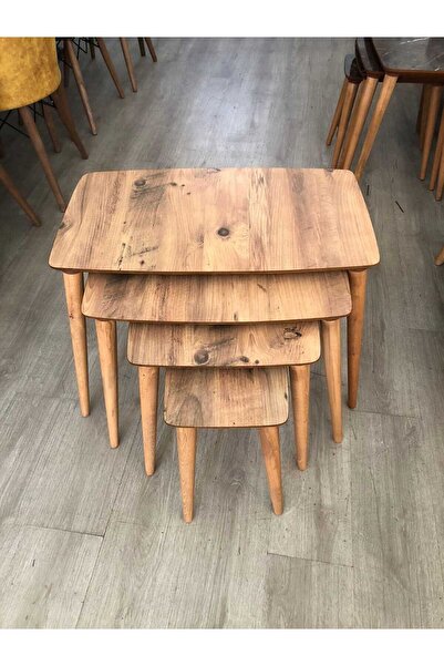 Zigon Sehpa 4 lü Zigon Sehpa