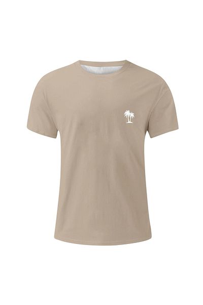 NEWLAKER Μπλουζάκι Unisex Regular Premium Palm Beige