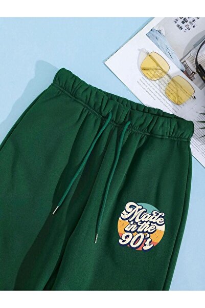 VBSVİBES costum alb-verde de jos sus MADE IN 90'S