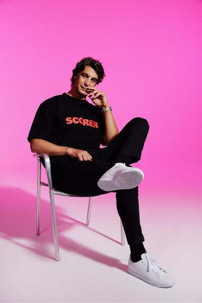 Socrates Oversize Premium T-Shirt - Μαύρο