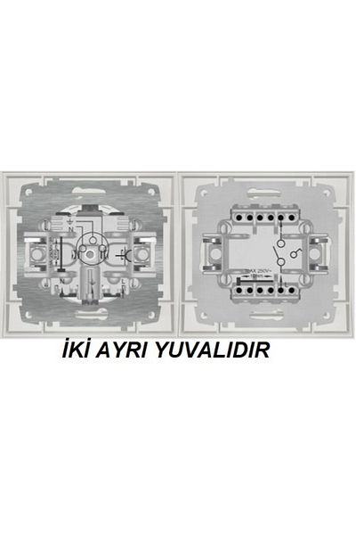 ELBİ Zena Titanium Key Commutator ومجموعة الإطارات