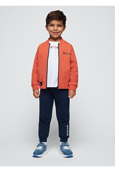 MAYORAL 3 Piece Boy's Tracksuit Set with Elastic Ankles