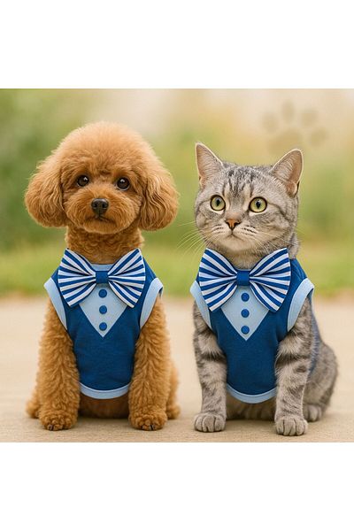 Barneystore Cat Dog Tuxedo Athlete