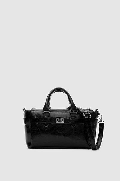 Shule Bags Geantă Buch Black Mini Crossbody