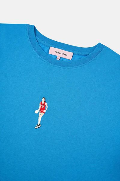Socrates Tricou Blue Iron Lady Crop