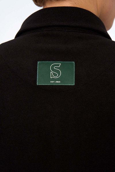 Socrates S Logo Full-Zip Tricot - Black