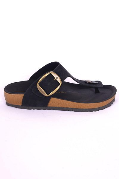 Pierre Cardin 6960 Γυναικείες μαύρες σαγιονάρες