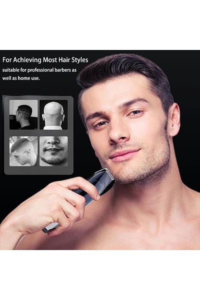 Primo Plus Hair Clippers for Men, Professional Cordless Clippers for Hair with Guide Combs, USB Rechargeable