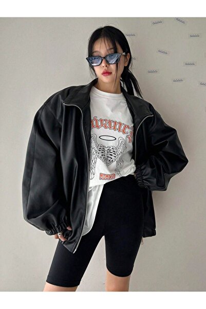 DUBU BUTİK Μπλουζάκι Advance Single Jersey - Μπλουζάκι με κοντό μανίκι με λαιμόκοψη σε λευκό στάμπα