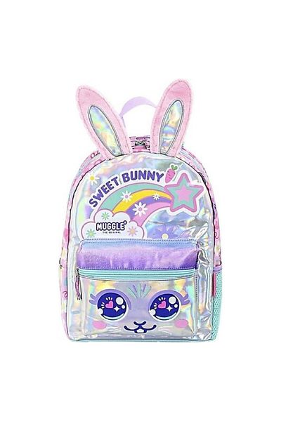 MUGGLE Rucsac de grădiniță Bunny cu 2 compartimente Turcoaz Mu-9099