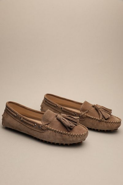Gondol Women's Genuine Leather Classic Loafer Mink 38 Ttx.765