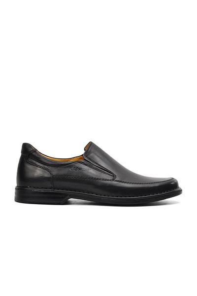 Dr.Flexer Black Genuine Leather Orthopedic Men's Casual Shoes 061603   M