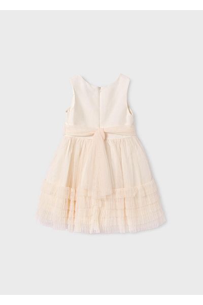 MAYORAL Abel&lula Sleeveless Tulle Lace Embroidery Girls Kids Dress