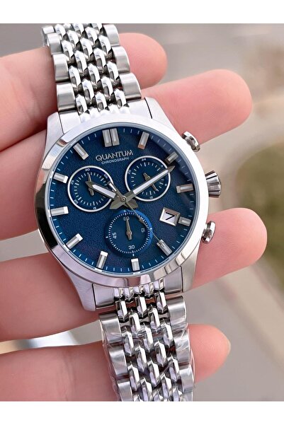 Quantum Steel Cord Inner Dial Functions Active 10 Atm Men Wristwatch Eq.1165.391