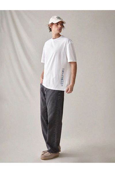VBSVİBES ΛΕΥΚΟ OVERSIZE ΜΠΛΕ ΜΠΛΟΥΖΑ TOKYO