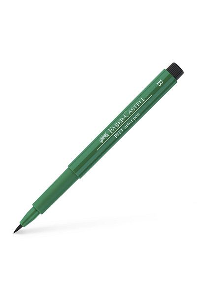 Faber Castell Pitt Artist Pen Brush Dark Green Faber-Castell