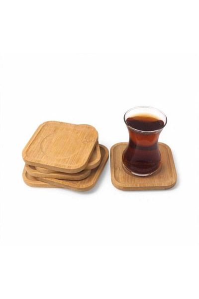 Balsa Grup Balsa Mrk Model Bamboo Square 6 Pcs Tea Dishes