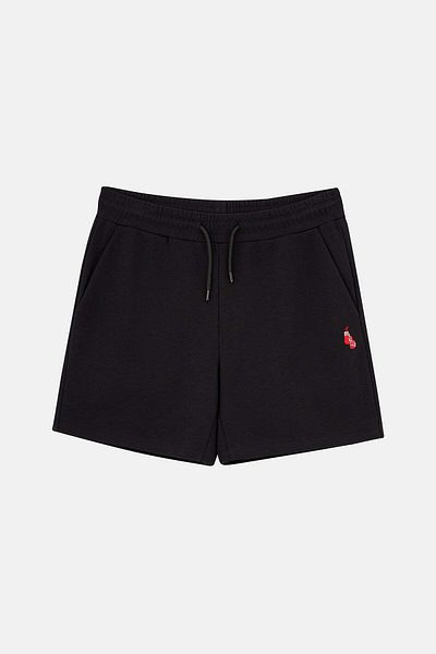 Socrates Boxing Gloves Soft Fleece Men's Shorts - Black
