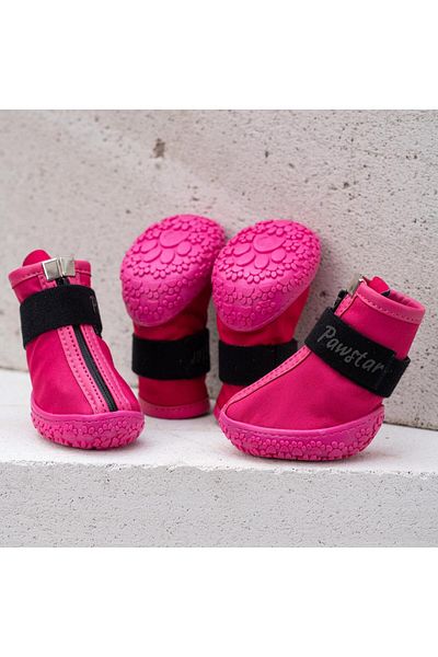 Pawstar Pink Dog Shoes-Dog Booties