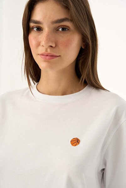 Socrates М'яка футболка Beyaz Basketball