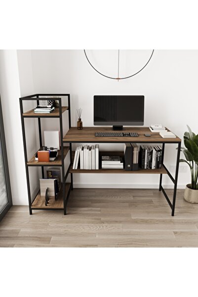 Deconode Arion Raflı Çalışma Masası Bilgisayar Masası 150x60