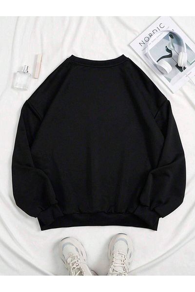 VBSVİBES crew neck oversize sweatshirt