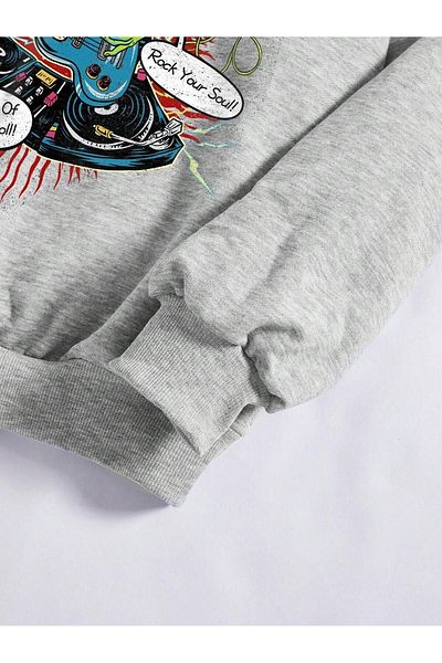 VBSVİBES crew neck oversize sweatshirt