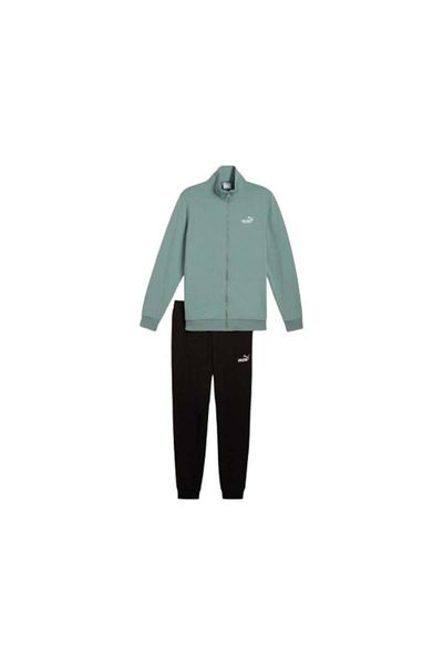 Puma Ess Sweat Suit 684848-30 Men's Green Tracksuit Set
