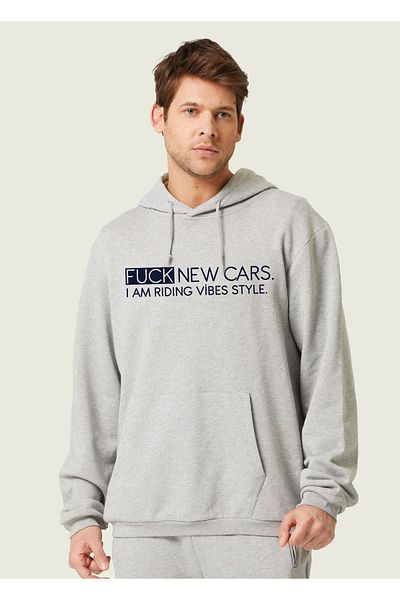 VBSVİBES Hanorac cu glugă unisex oversize F'ck New Cars