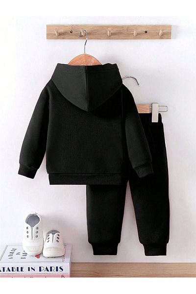 VBSVİBES Seturi bluză și pantaloni - Negru - Supradimensionat
