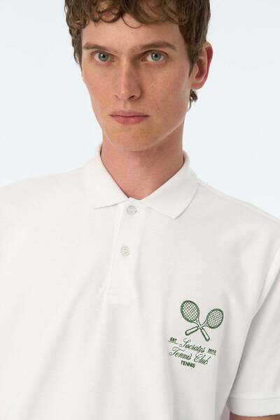 Socrates Tennis Club Polo - Λευκή