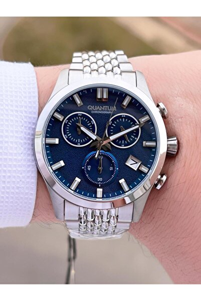 Quantum Steel Cord Inner Dial Functions Active 10 Atm Men Wristwatch Eq.1165.391