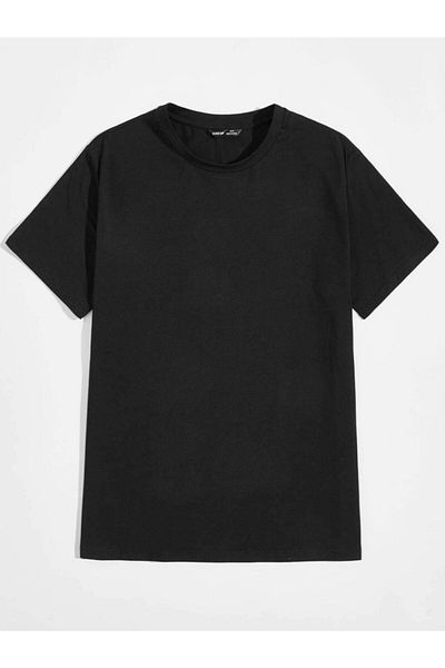 VBSVİBES Men's Black Oversize X Printed T-shirt