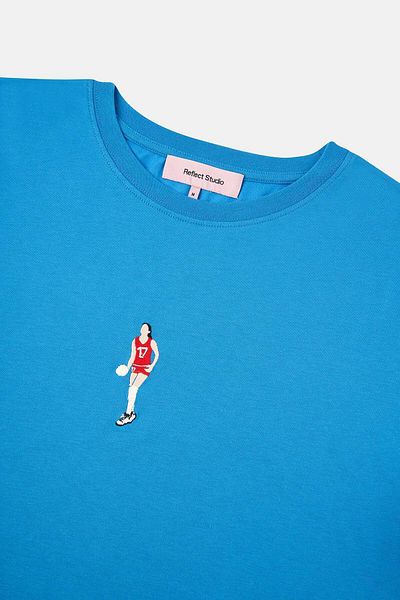 Socrates Tricou Blue Iron Lady