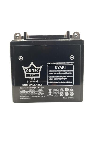 ORTEC 12V 9Ah (12N9-BS) Motosiklet Aküsü