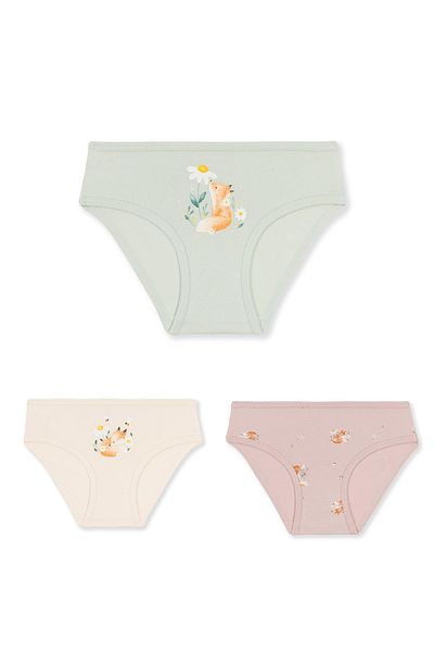 BAYKAR Chiloți Bikini Fete Imprimați Color 3 Pachet 5838 Număr Model