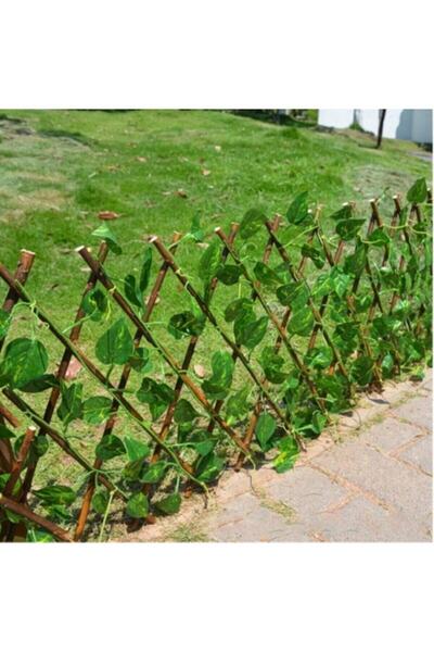 dogant özdoğanlar avm Ada Ahşap Yapay Sarmaşık Bahçe Çiti - 120 Cm X 3mt