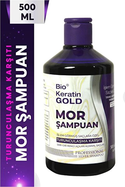 Bio Keratin Gold Mor Şampuan 500 ml