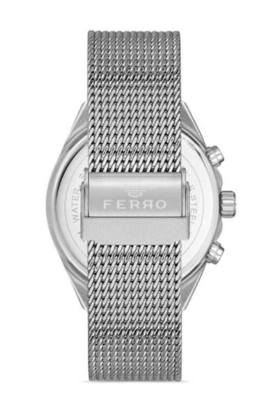 FERRO Silver Straw Cord Men's Wristwatch Fm31306c-j2