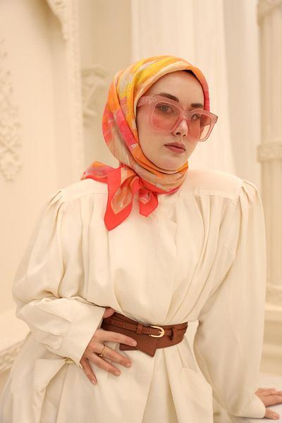 Silk Home أوليندا وشاح حريري 47001-12
