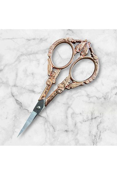 OZN AKSESUAR Fraternity Scissors - Ribbon with Birds Opening Special Day Mesa Simsiyan Corn Red Anemone Alma