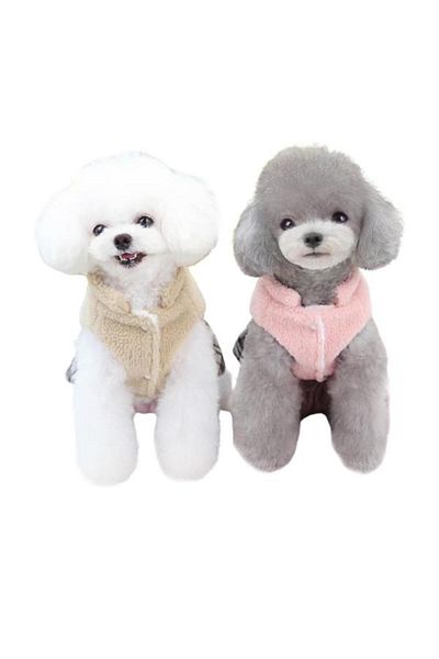Glipet Brown XXL Plaid Skirted Teddy Bear Fleece Dog Outfit