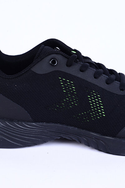 hummel 900434-2594 Mipel Fileli Deri Detaylı Eva Taban Hafif Esnek Siyah Günlük Unisex Spor Ayakkabı