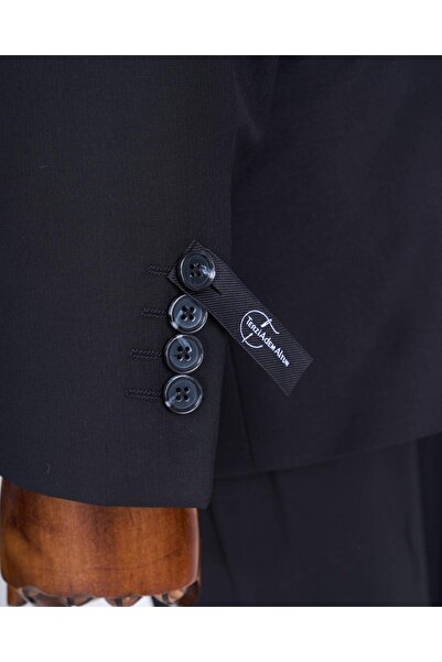 TerziAdemAltun Regular Fit Jacket Pantalon Suit Black T13590