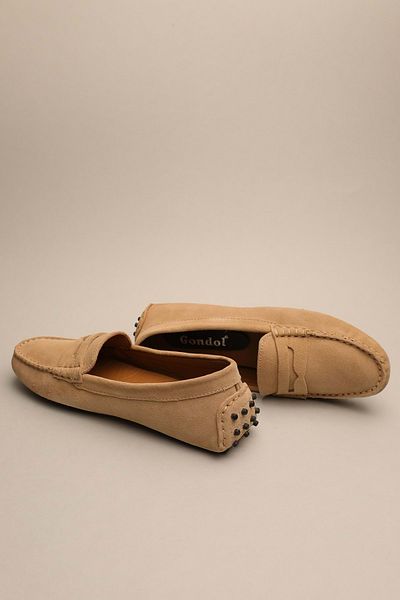 Gondol Women's Genuine Leather Classic Loafer Mink 37 Ttx.784
