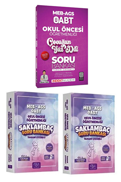 CBA Akademi Cba Indeks 2025 Öabt Meb-ags Okul Öncesi Öğretmenliği Saklambaç Ç...