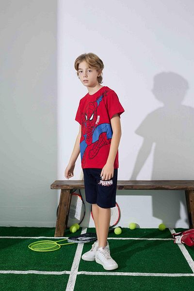 RAPAPA Boy's Summer Combed Cotton Shorts Suit Bottom Top Suit 3978