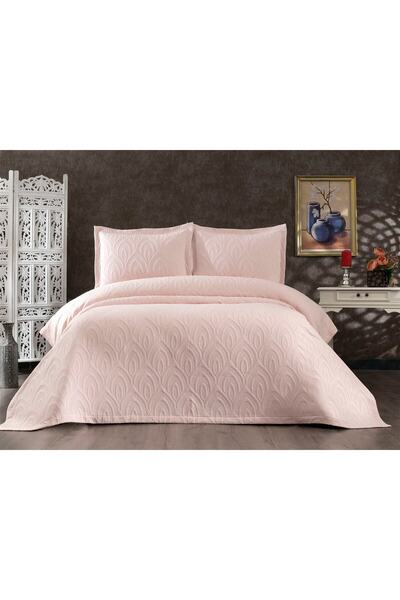 Solinas Collection Soldi Perla Pudra Çift Kişilik Yatak Örtüsü