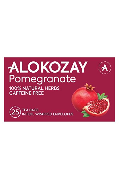 Alokozay Pomegranate Tea - 25 Tea Bags in Foil Wrapped Envelopes