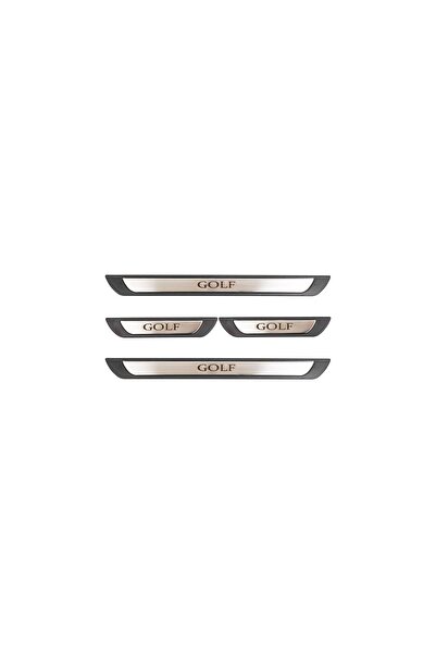 BRSPLAST Volkswagen Golf Uyumlu Kapı Eşiği Krom Abs 4 Parça